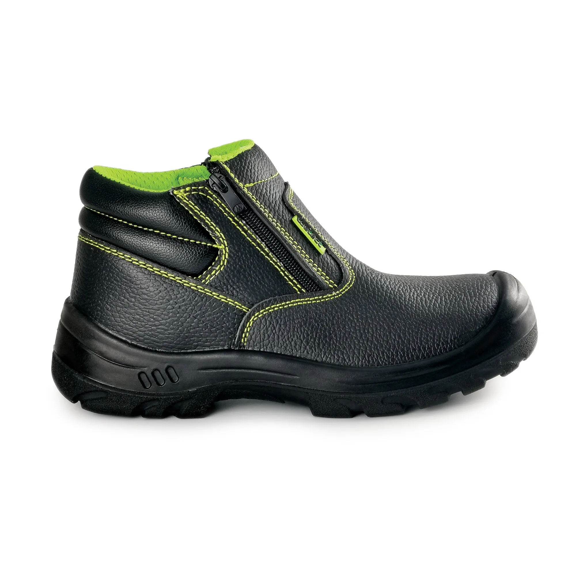 TOETECT | TOE-SR1003 Men Mid Cut Double Zip Safety Shoes