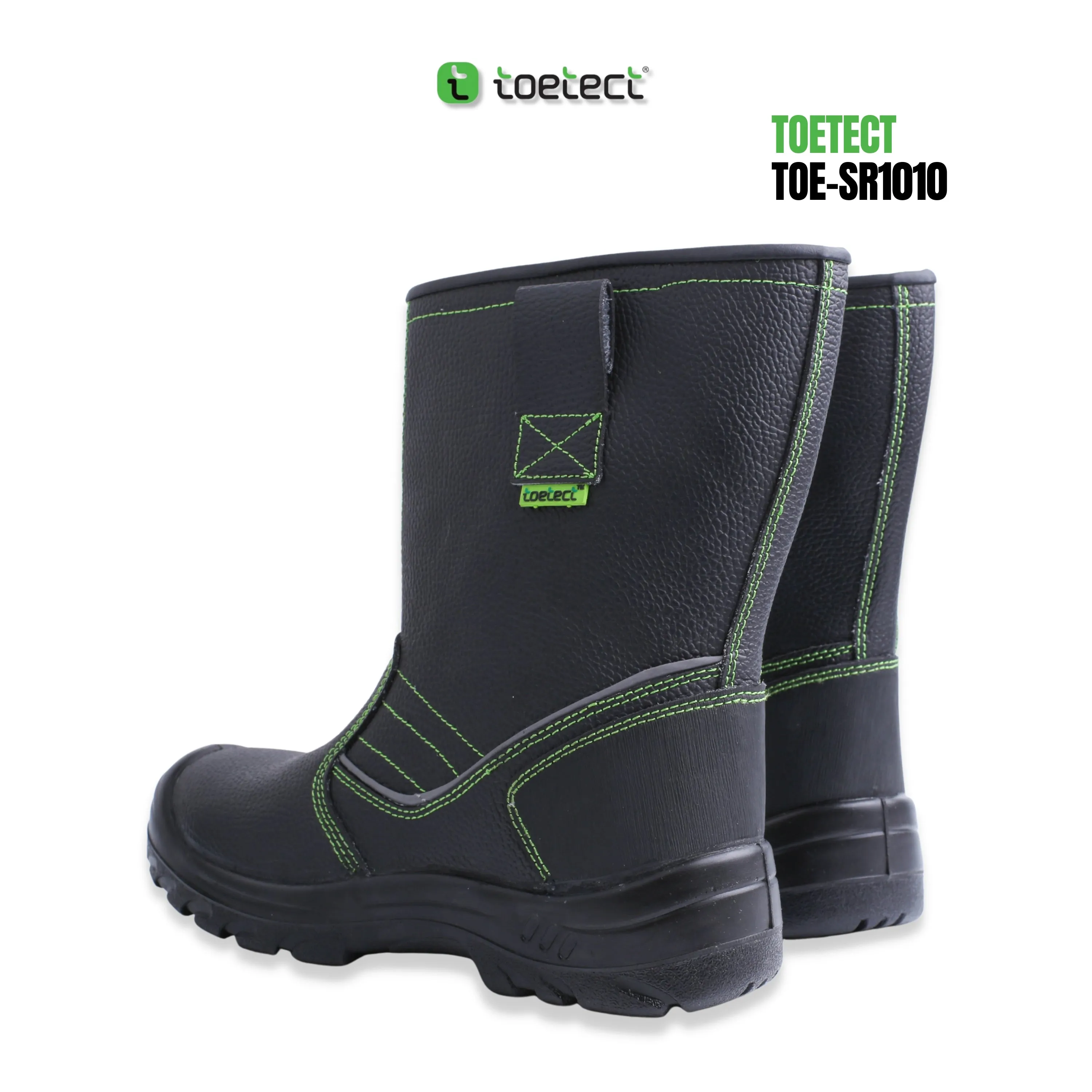 TOETECT | TOE-SR1010 Men High Cut Slip-On Safety Boots