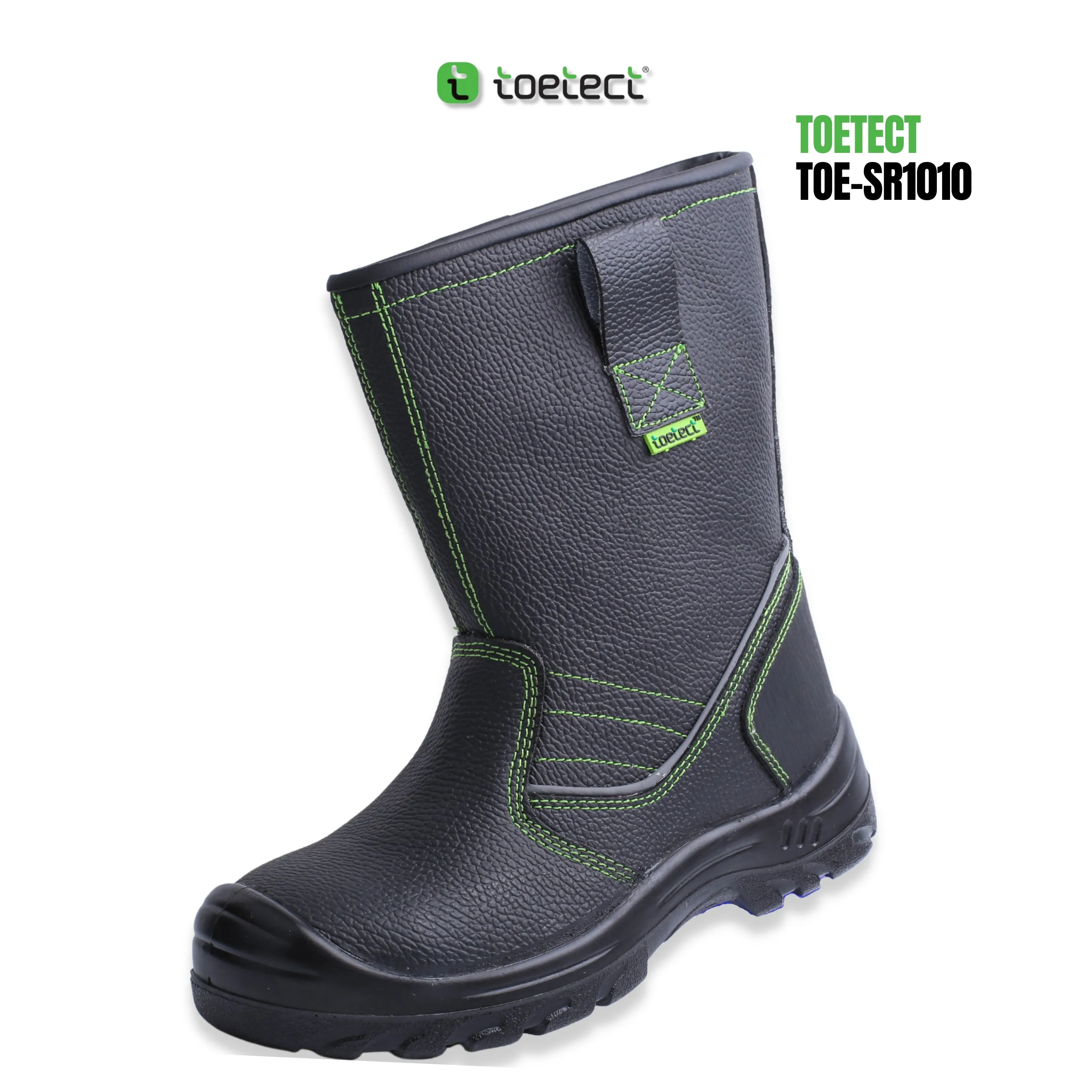 TOETECT | TOE-SR1010 Men High Cut Slip-On Safety Boots