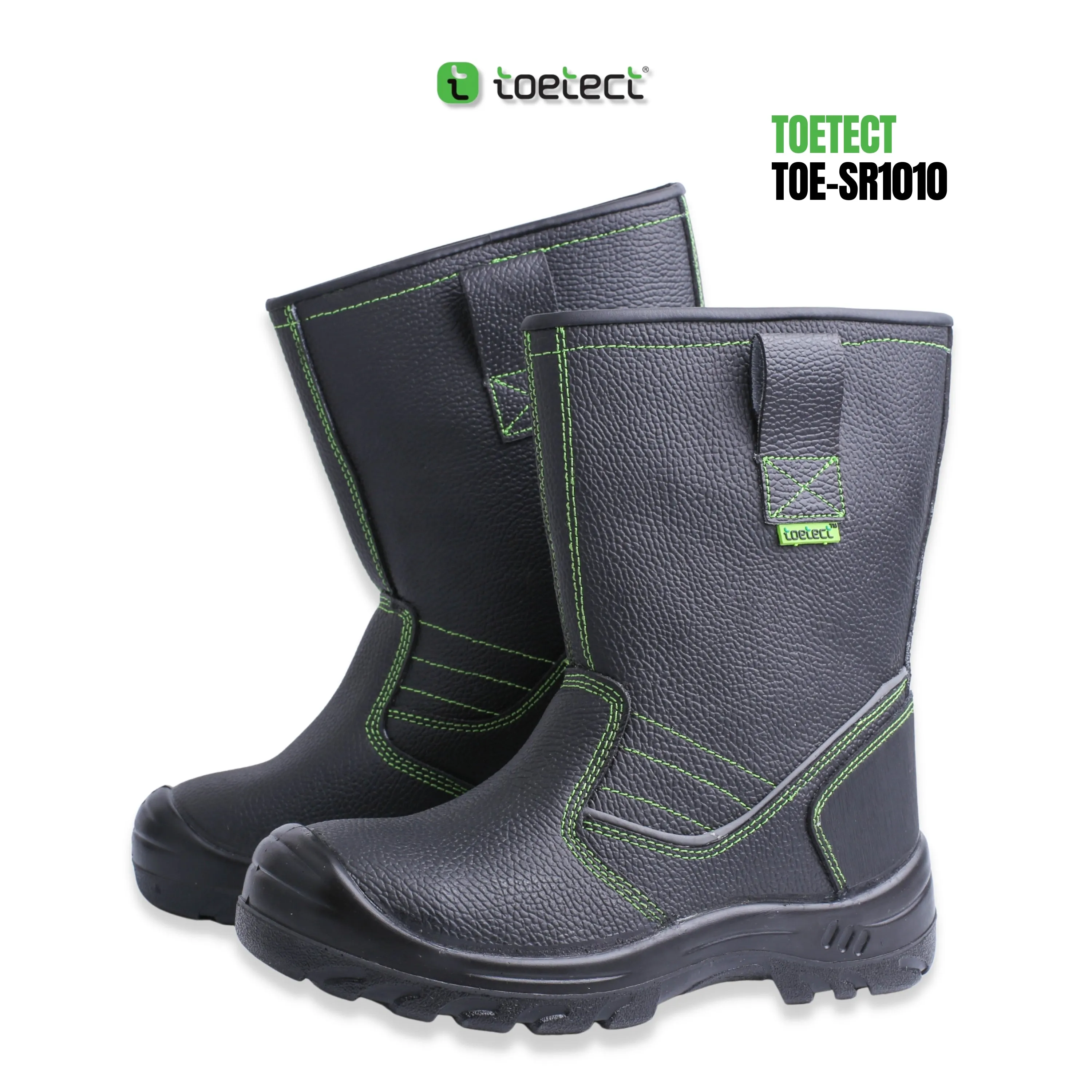 TOETECT | TOE-SR1010 Men High Cut Slip-On Safety Boots