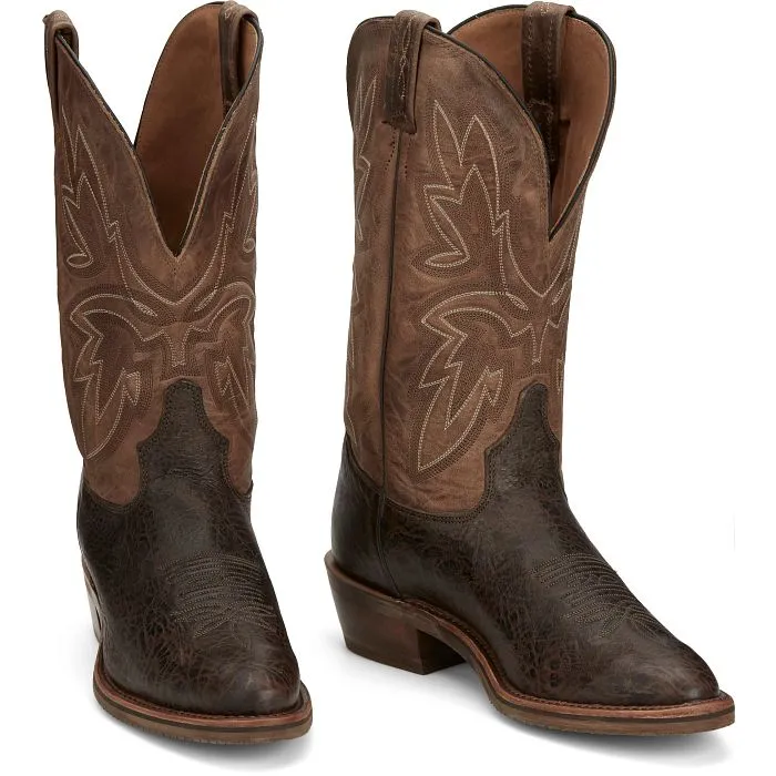 Tony Lama EP7800 in Two Tone Brown Mens Cowboy Boots