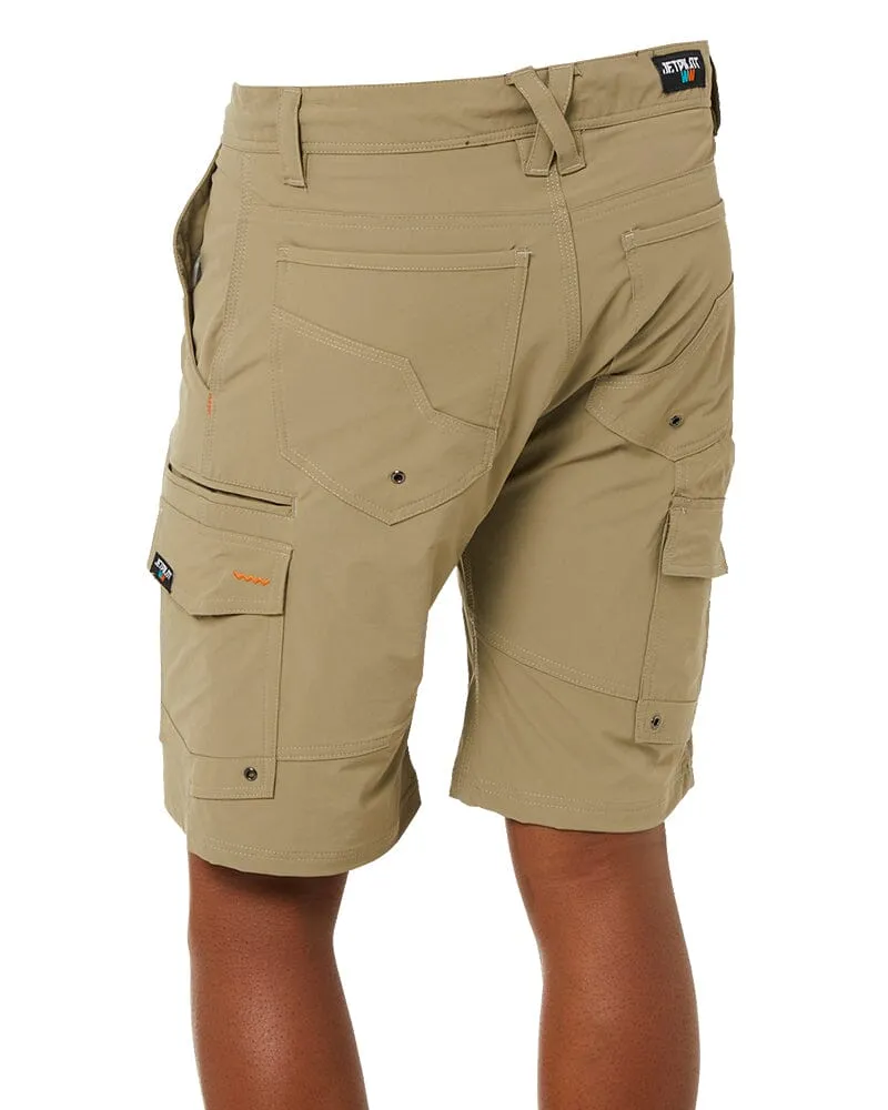 Tradies Jet-Lite Utility Short Value Pack - Khaki