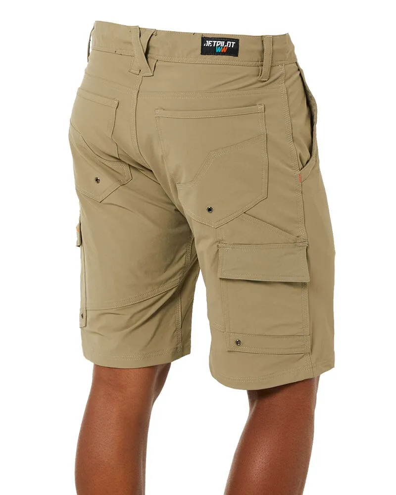 Tradies Jet-Lite Utility Short Value Pack - Khaki