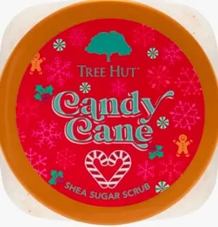Tree Hut Holiday Candy Cane Shea Sugar Scrub, 18 oz (SET OF 2)