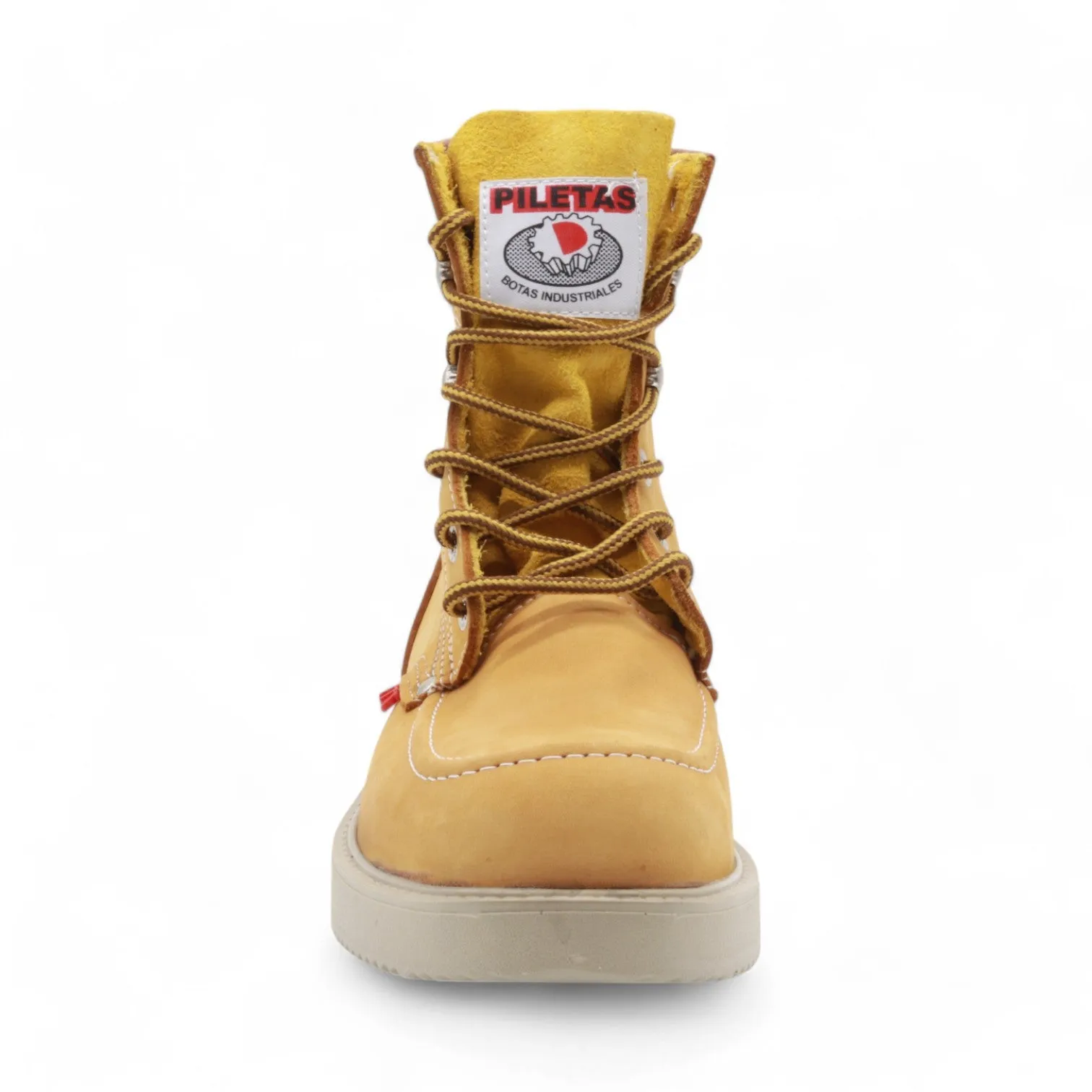 Trooper Men's Camel Leather Steel Toe Boots
