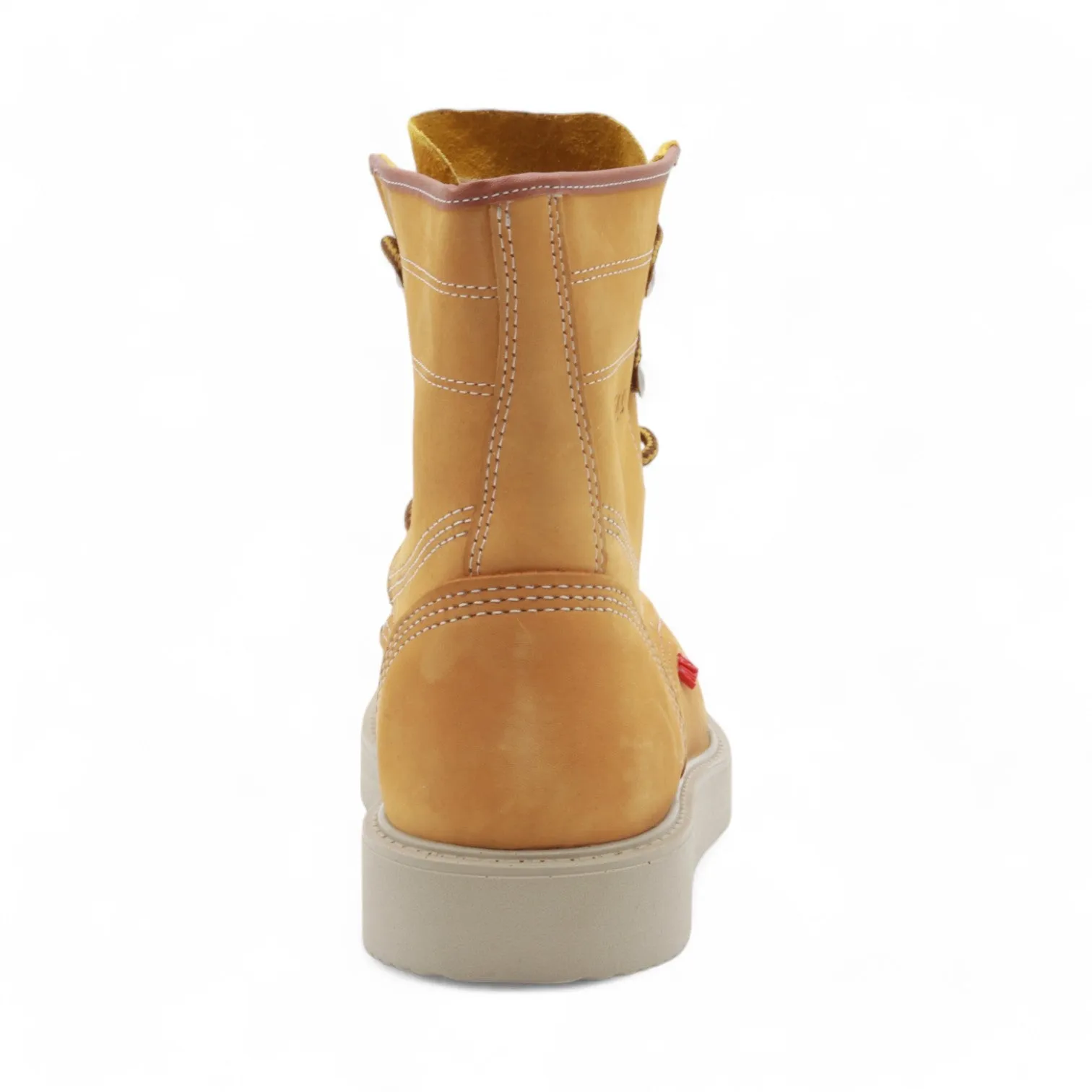 Trooper Men's Camel Leather Steel Toe Boots
