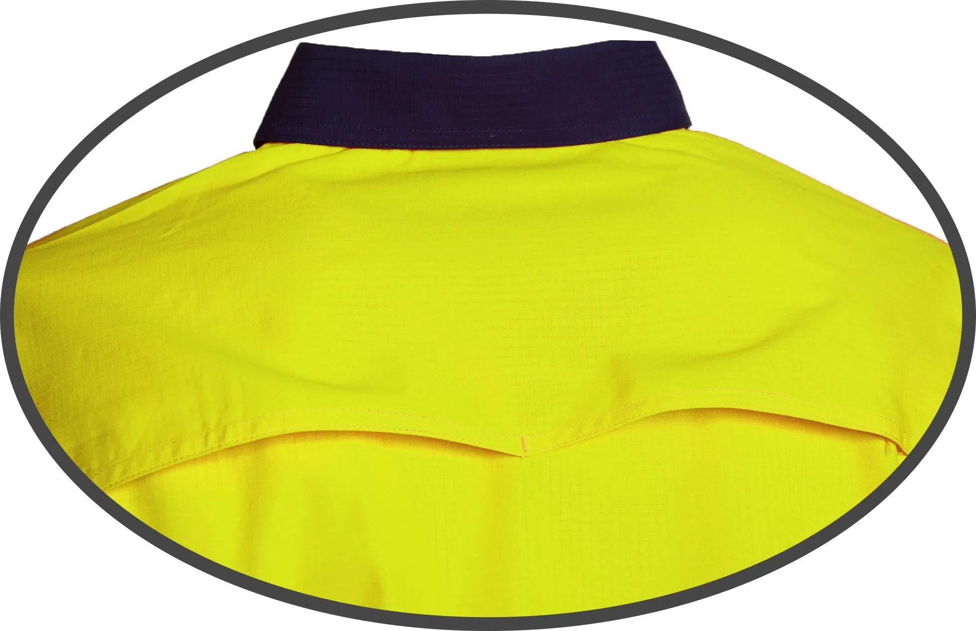 Tru Workwear Cool Performance 2 Tone Hi Vis Ripstop Shirt DS2169