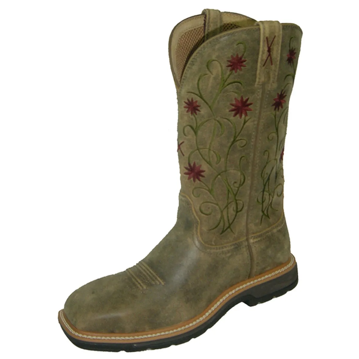 Twisted X Women's 11" Steel Toe Lite Western Work Boot