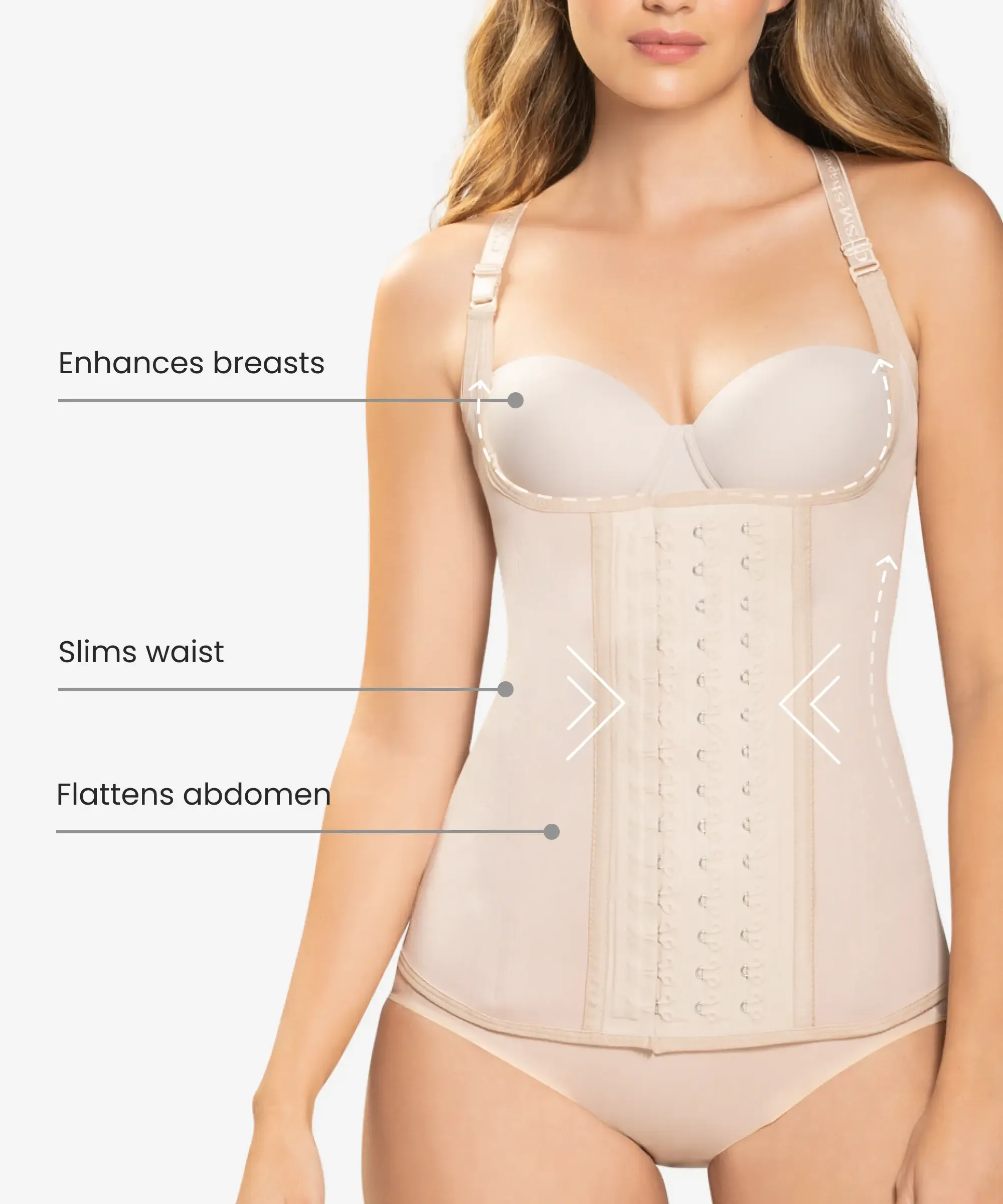 Ultra compressive waist cincher - Style 1331