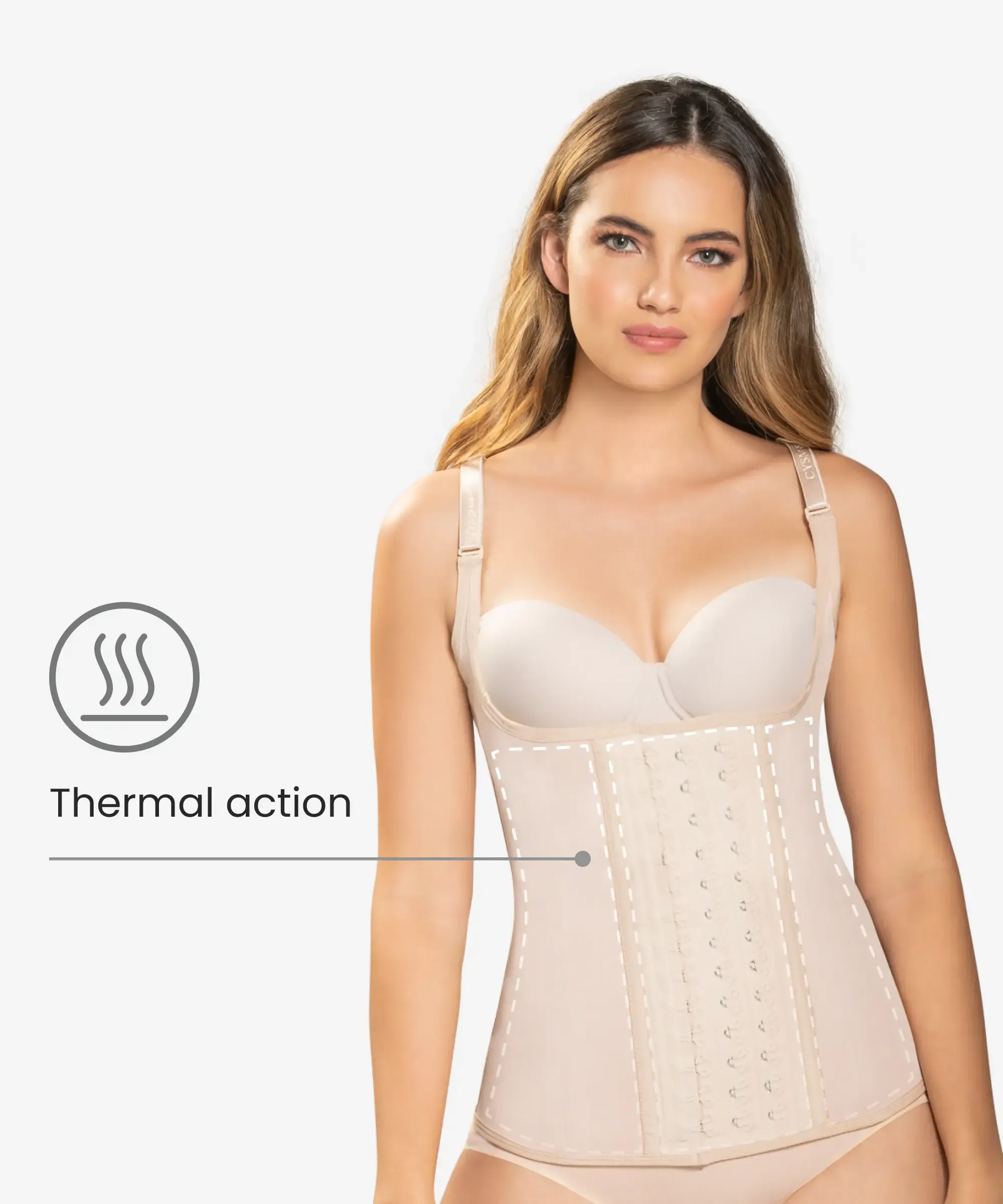 Ultra compressive waist cincher - Style 1331