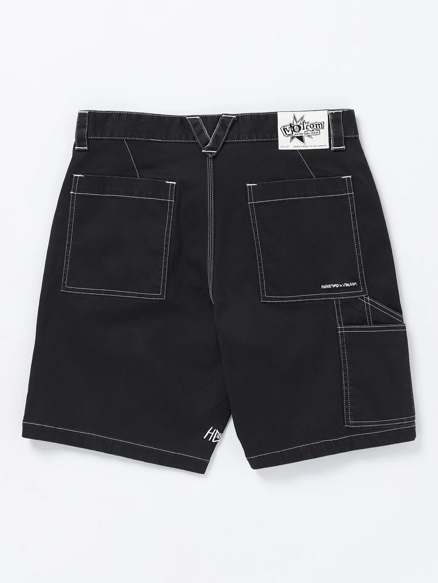 V Ent Hockey Dad 20" Shorts - BLACK