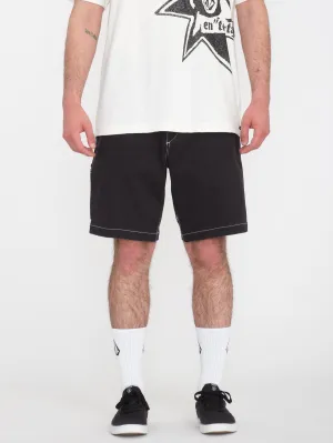 V Ent Hockey Dad 20" Shorts - BLACK