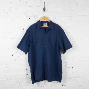 Vintage Dickies Shirt - Navy - XXL