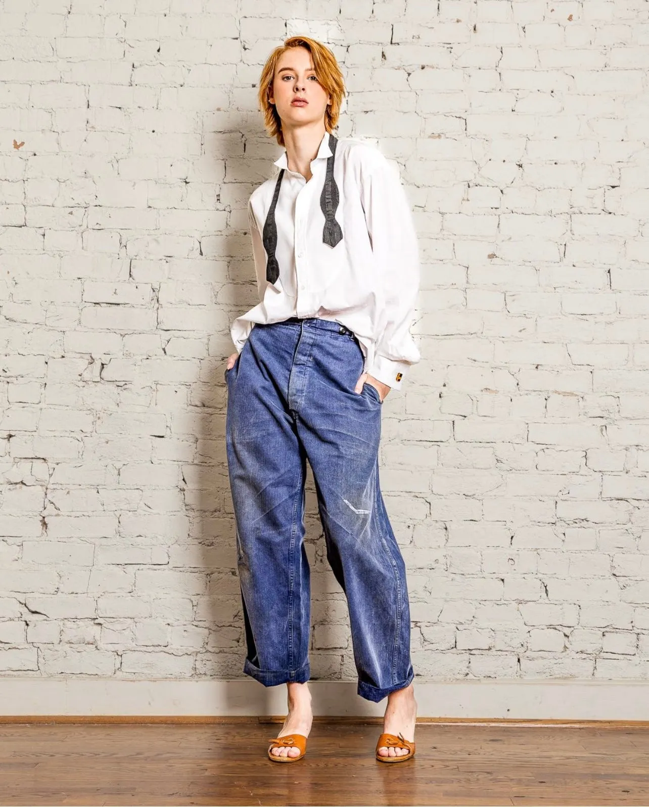 Vintage French Workwear Pants
