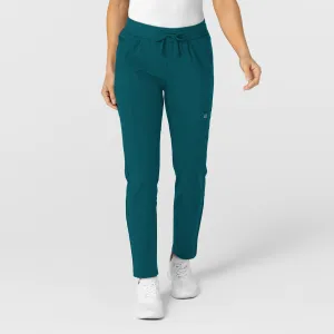 W123 5045 Flex-n-Reach Track Scrub Pants Caribbean