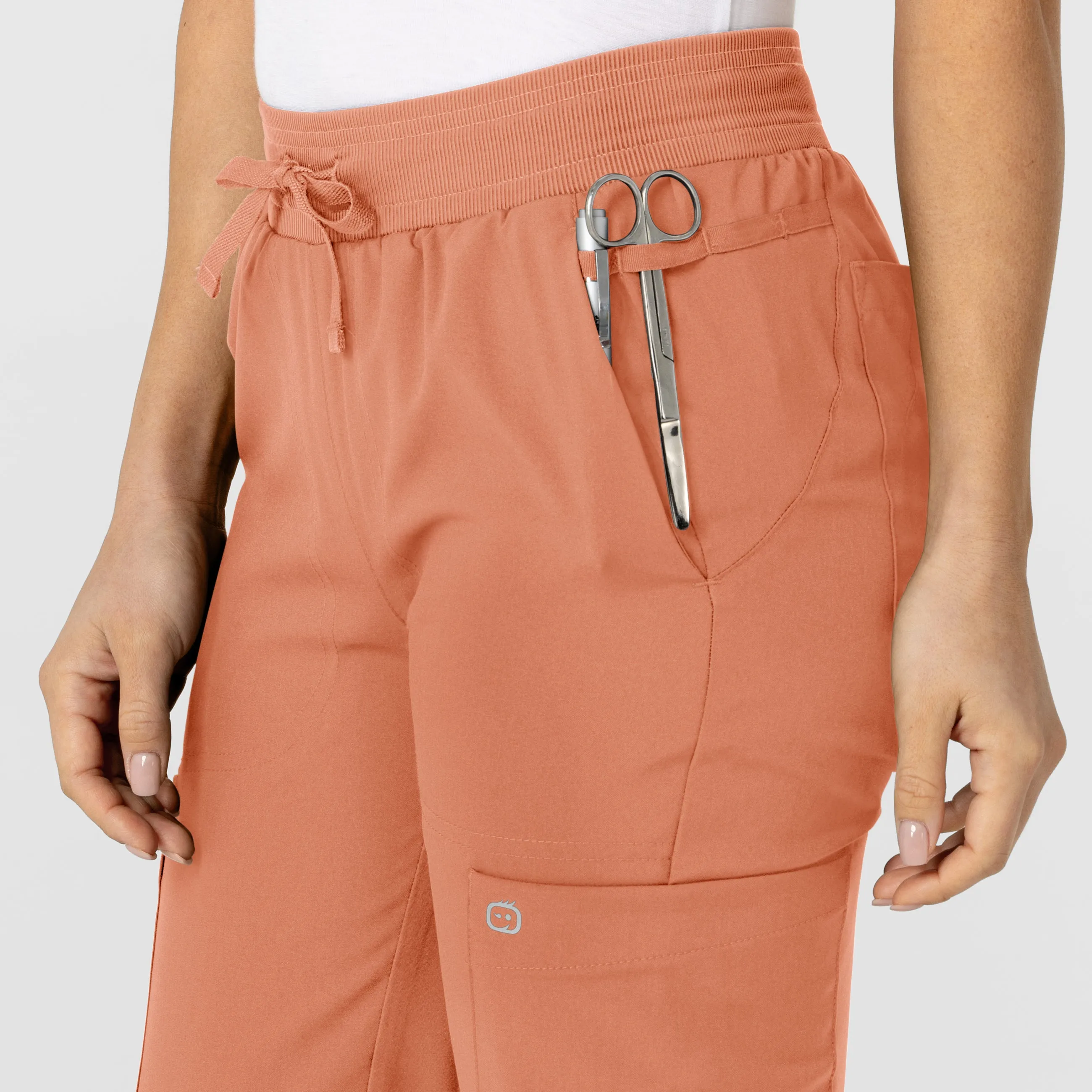 W123 5045 Flex-n-Reach Track Scrub Pants Terracotta