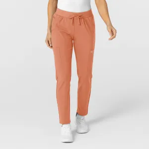W123 5045 Flex-n-Reach Track Scrub Pants Terracotta