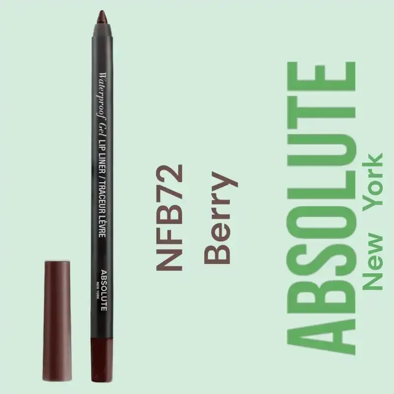 Waterproof Gel Lip Liner- Long-Wearing, High-Pigment Precision