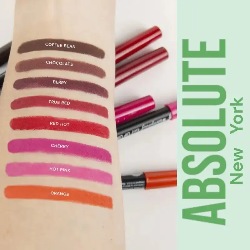 Waterproof Gel Lip Liner- Long-Wearing, High-Pigment Precision