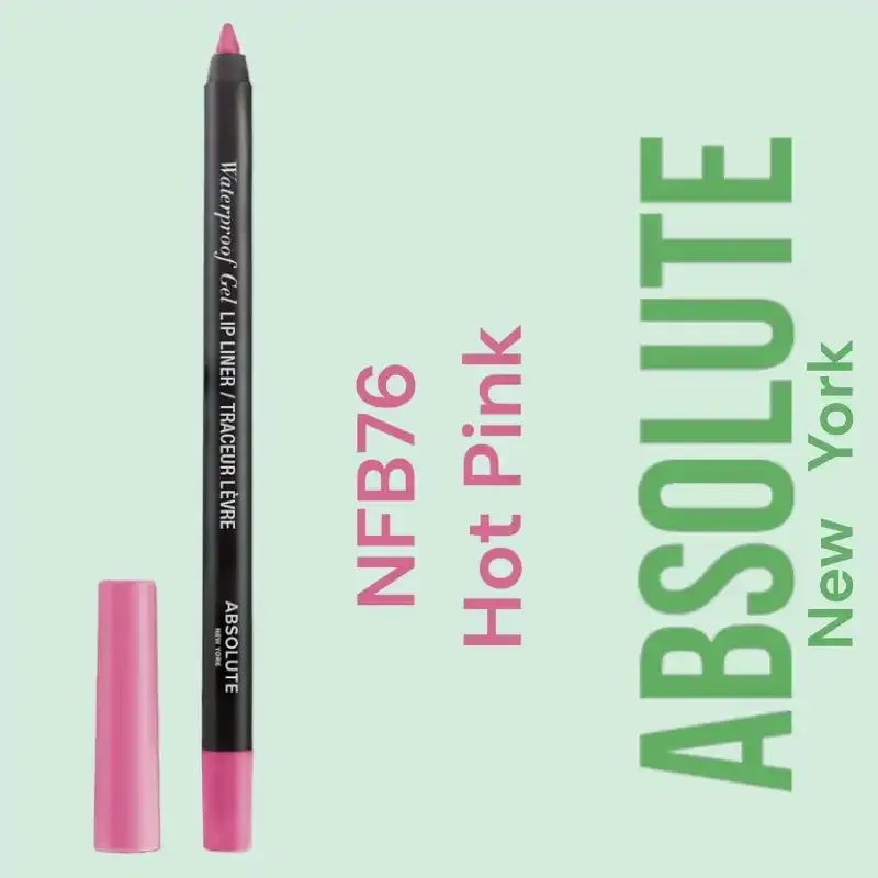 Waterproof Gel Lip Liner- Long-Wearing, High-Pigment Precision
