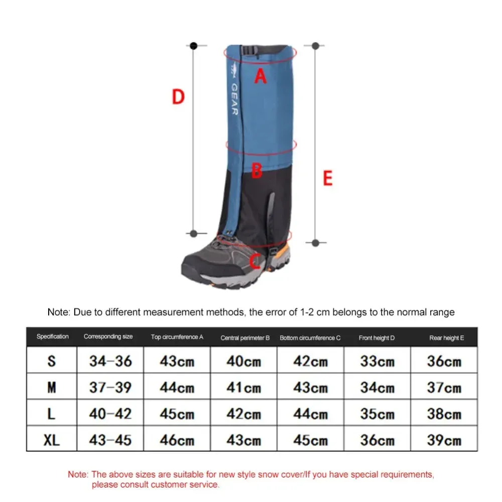 Waterproof Leg Gaiters