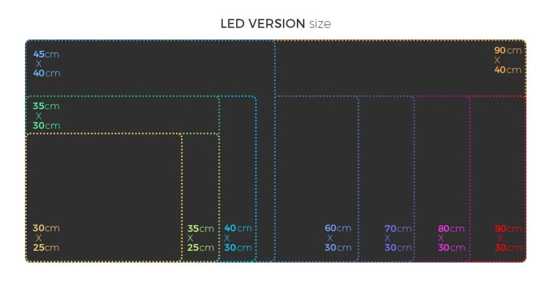 Waterproof RGB Gaming Mouse Pad