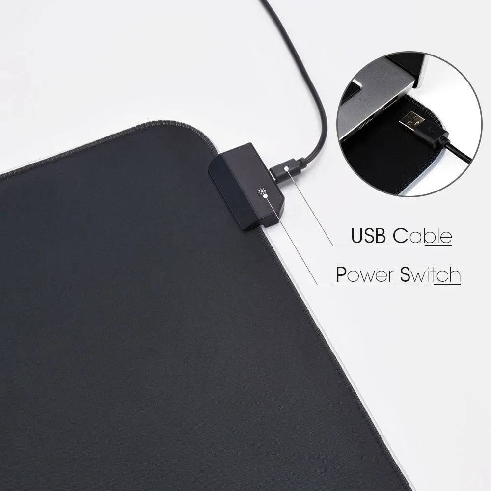 Waterproof RGB Gaming Mouse Pad