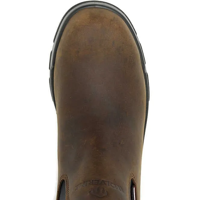 Wolverine Men's Durashocks Icon Comp Toe WP Romeo Work Boot -Brown- W241102