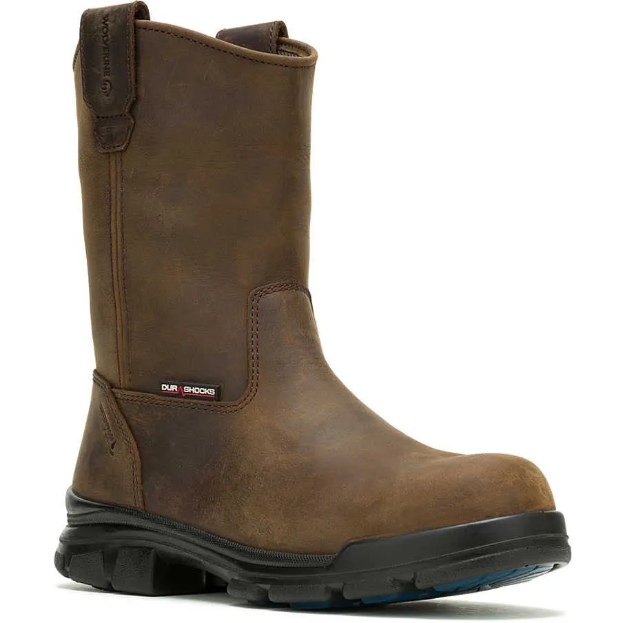 Wolverine Men's Durashocks Icon Comp Toe WP Wellington Work Boot -Brown- W241104