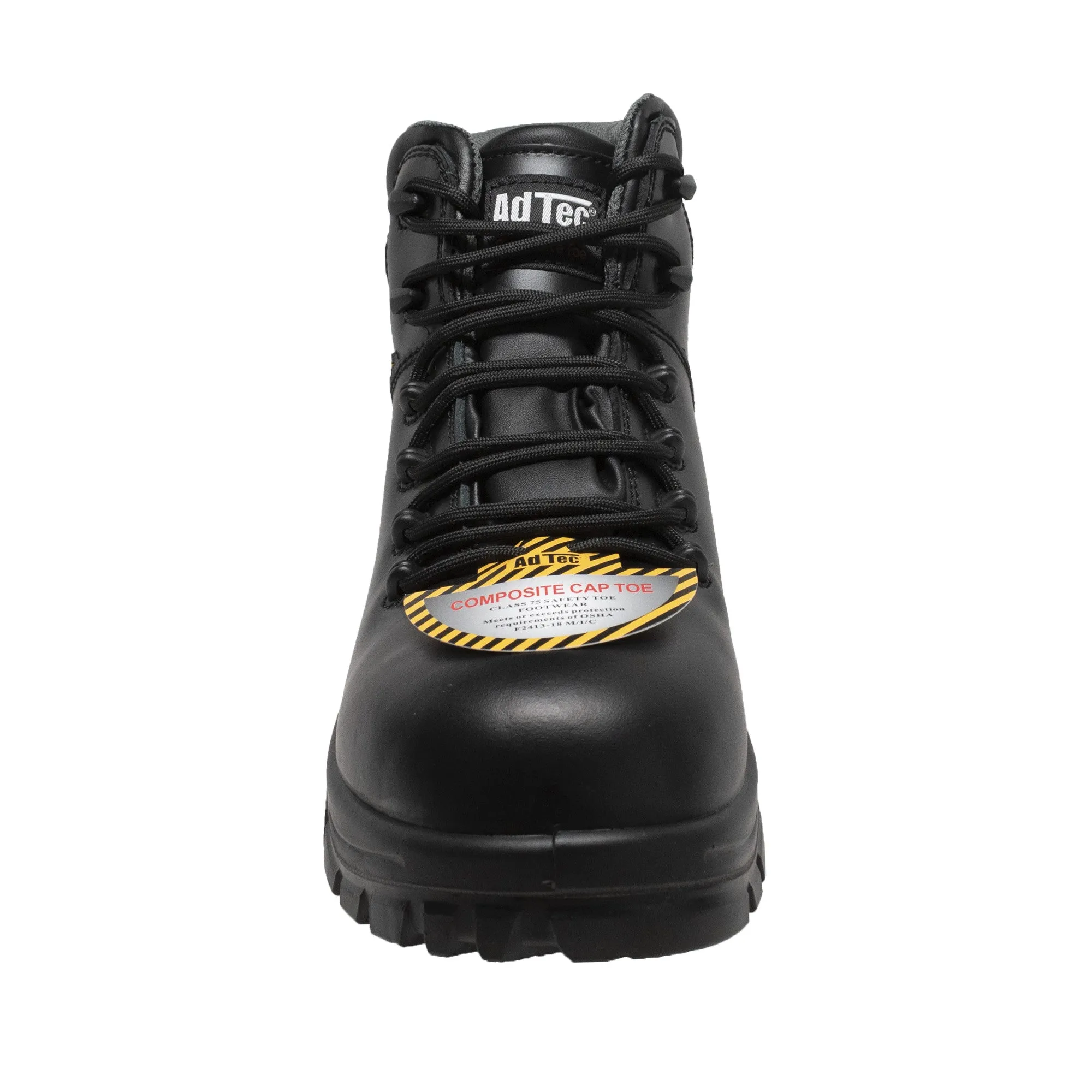 Women's 6" Waterproof Composite Safety Toe Work Boot - 8903-BK
