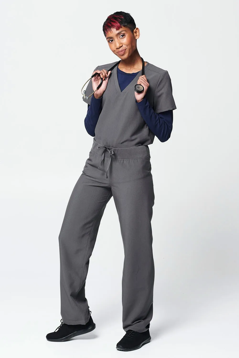 Women's Essential Straight-Cut Scrub Pants