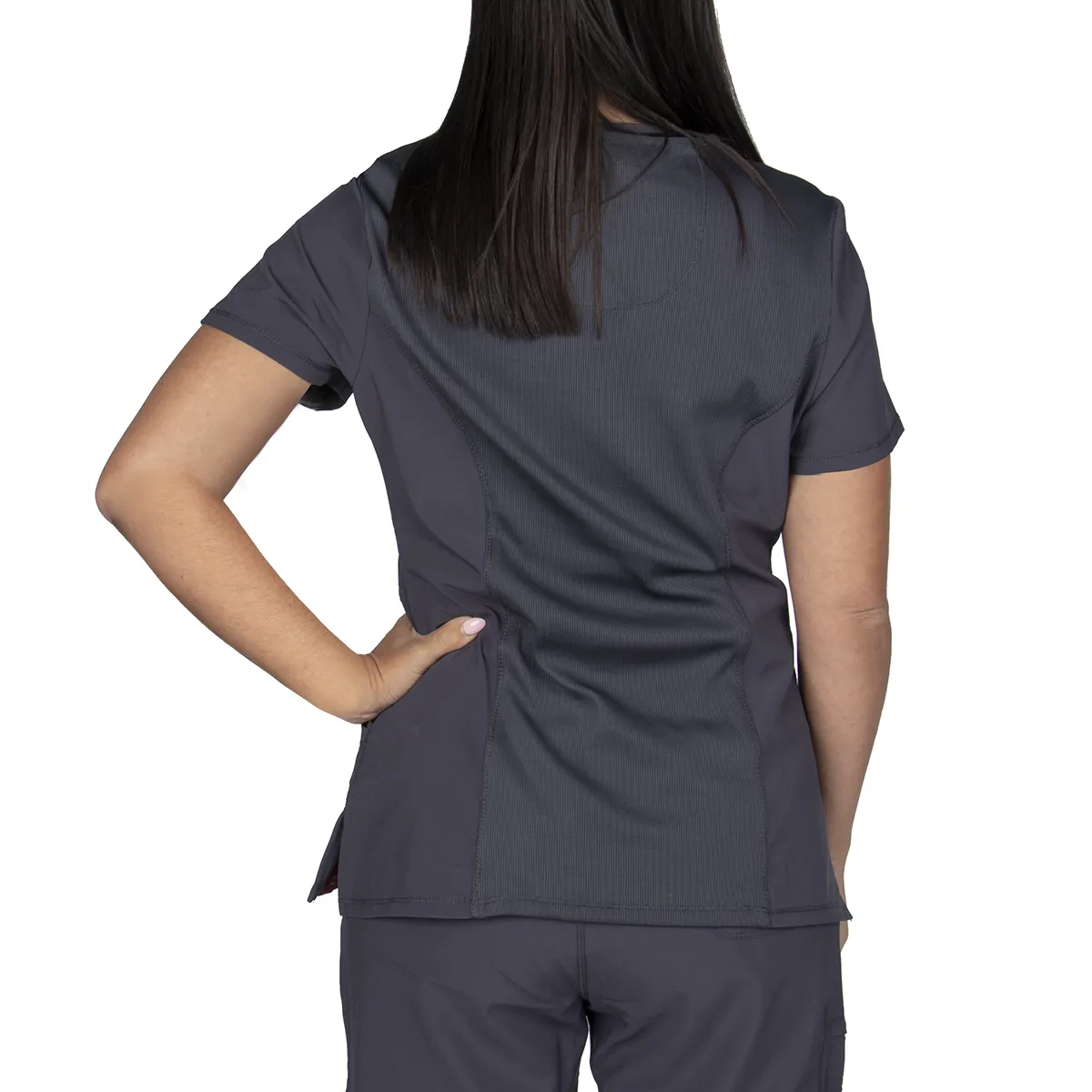 Women's Mock Wrap Scrub Top