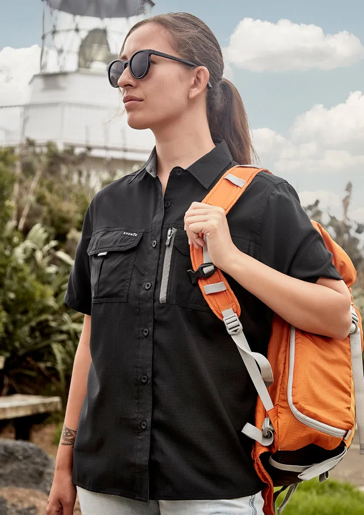 Women's Outdoor Short Sleeve Shirt by Syzmik Workwear - Style ZW765