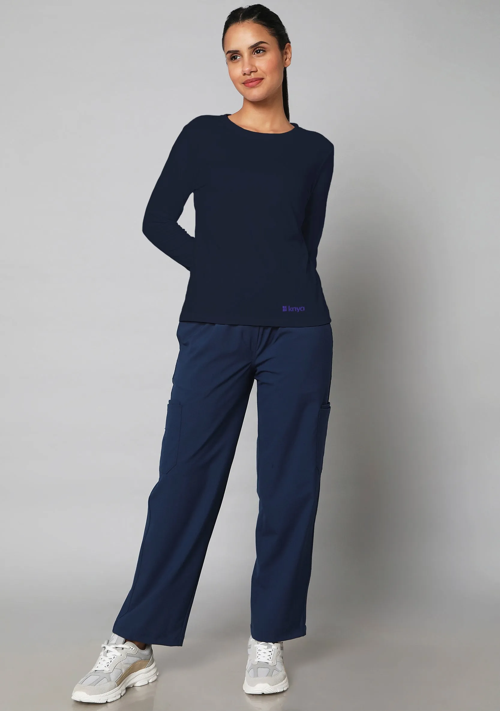 Women's Supersoft L/S (Navy Blue) Underscrub