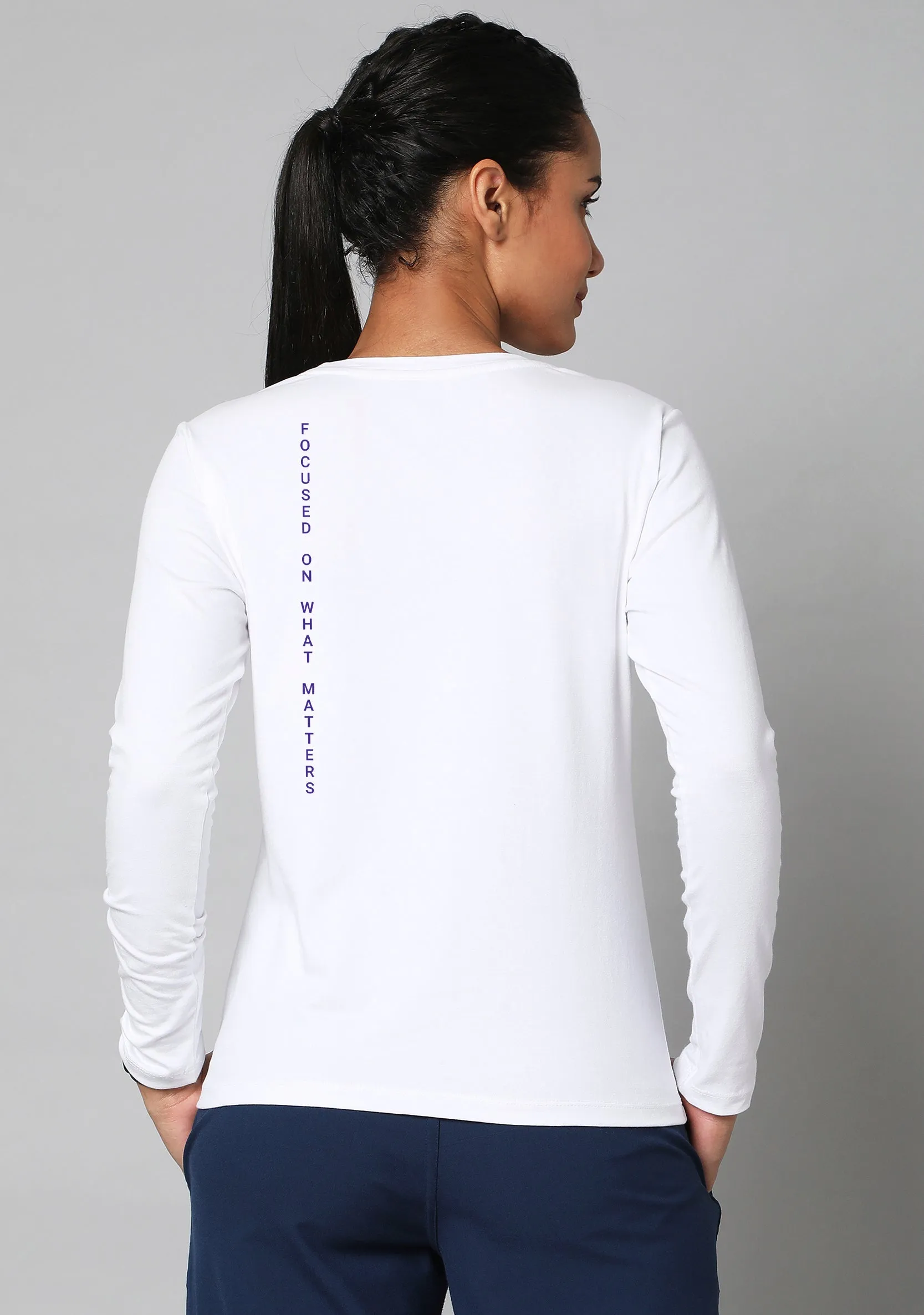 Women's Supersoft L/S (White) Underscrub