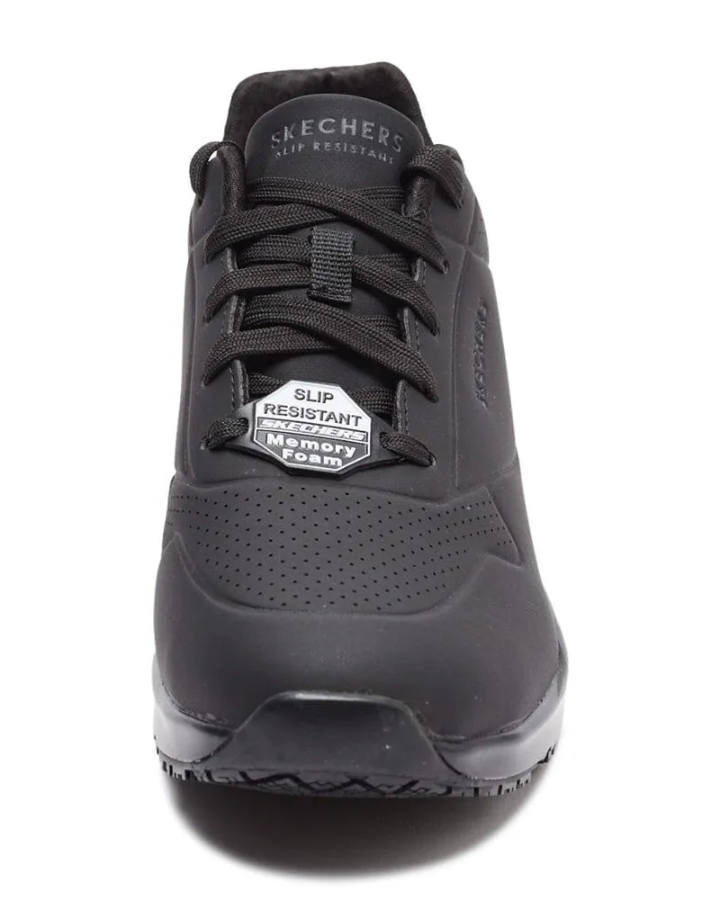 Womens Work Relaxed Fit Uno SR Wide Fit - Black