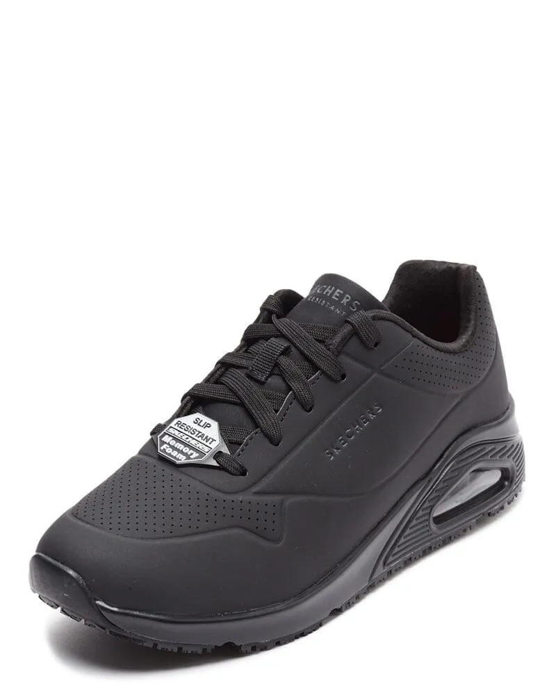 Womens Work Relaxed Fit Uno SR Wide Fit - Black