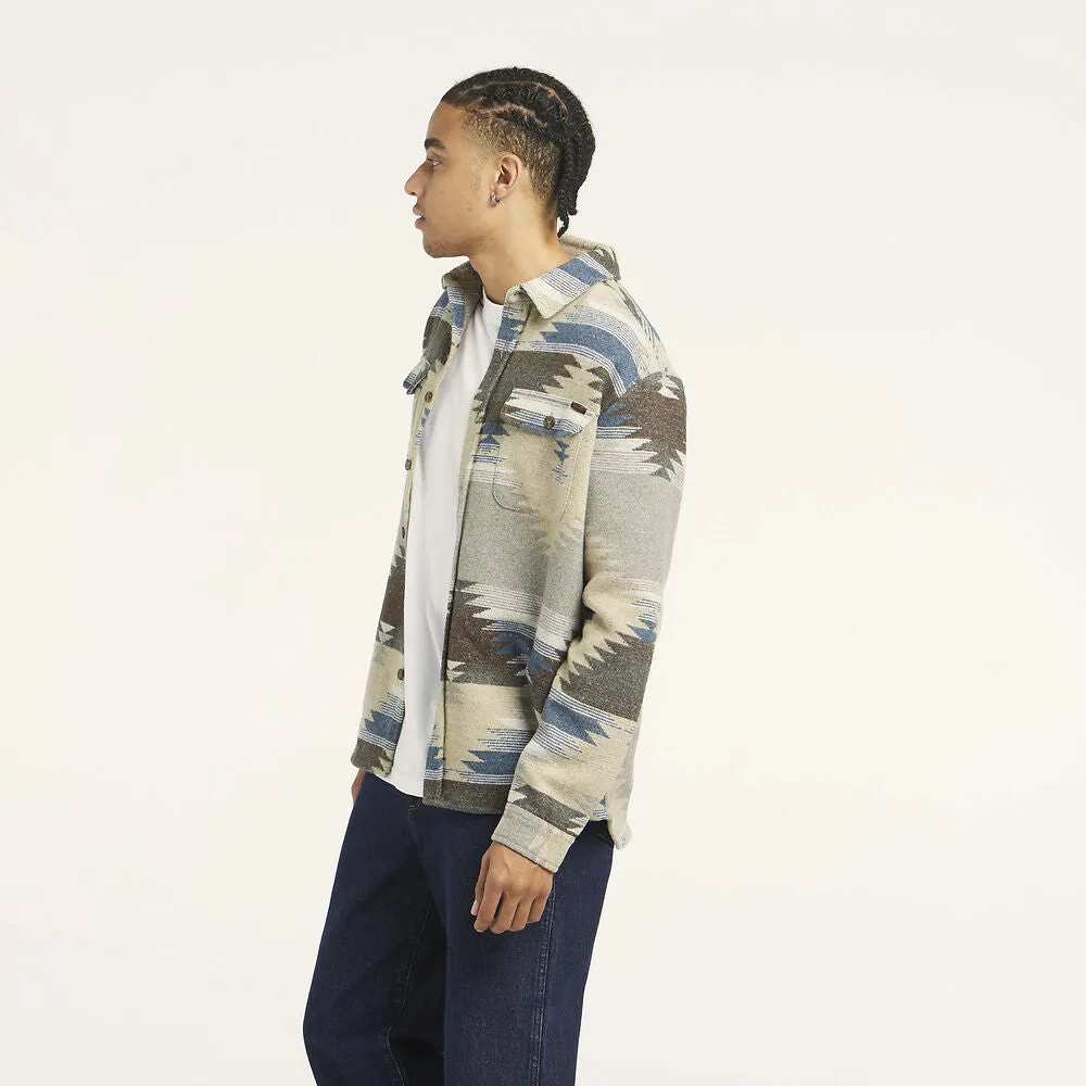 WRANGLER TRADE OVERSHIRT AZTEC SLATE BLUE