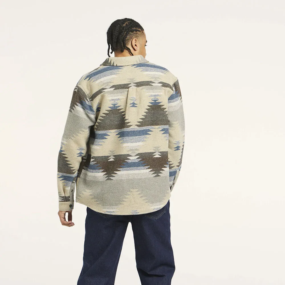WRANGLER TRADE OVERSHIRT AZTEC SLATE BLUE