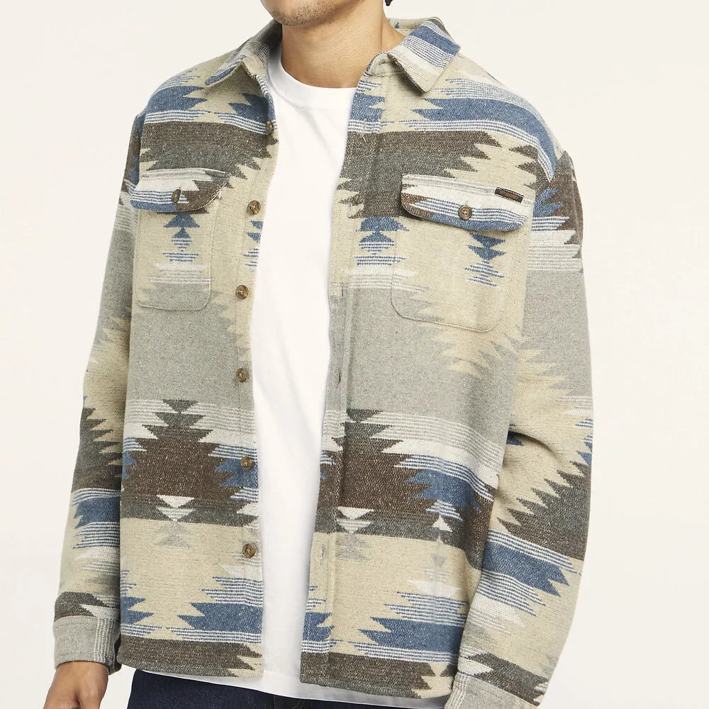 WRANGLER TRADE OVERSHIRT AZTEC SLATE BLUE