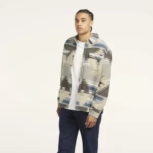 WRANGLER TRADE OVERSHIRT AZTEC SLATE BLUE