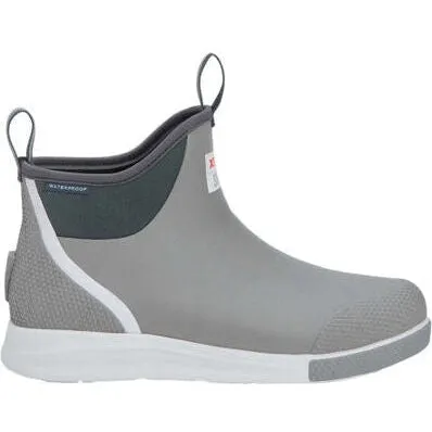 Xtratuf Men's Ankle 6" Waterproof Slip Resistant Deck Boot -Grey- ADSM100