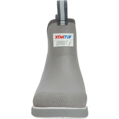 Xtratuf Men's Ankle 6" Waterproof Slip Resistant Deck Boot -Grey- ADSM100