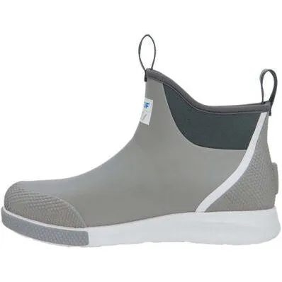 Xtratuf Men's Ankle 6" Waterproof Slip Resistant Deck Boot -Grey- ADSM100
