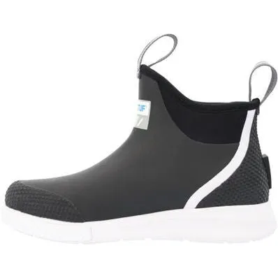 Xtratuf Women's Ankle 6" Waterproof Sports Deck Boot -Black- ADSW000