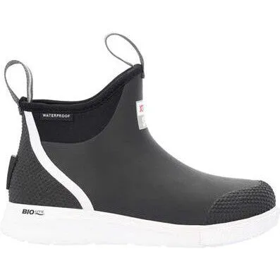 Xtratuf Women's Ankle 6" Waterproof Sports Deck Boot -Black- ADSW000