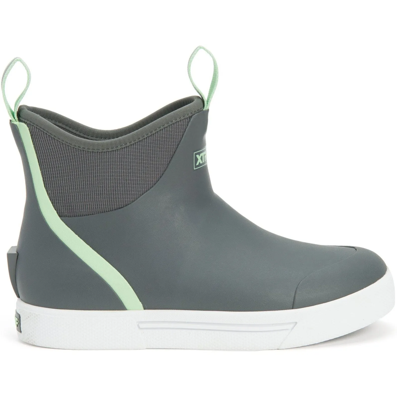 Xtratuf Women's Wheelhouse 6" Ankle Deck Waterproof Boot - Gray - XWW-700
